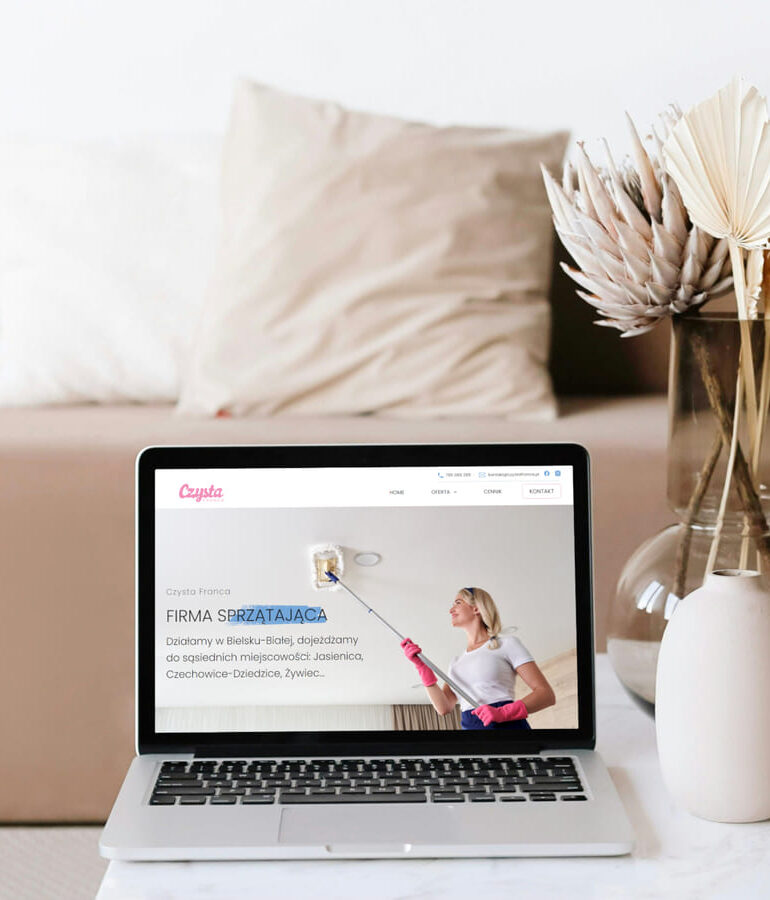 Maciej Sikora - Strony i sklepy internetowe - Realizacje - strona www.czystafranca.pl