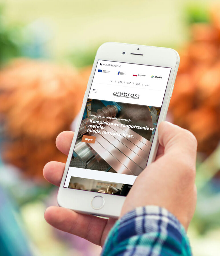 Maciej Sikora - Strony i sklepy internetowe - Realizacje - strona www.polbrass.pl